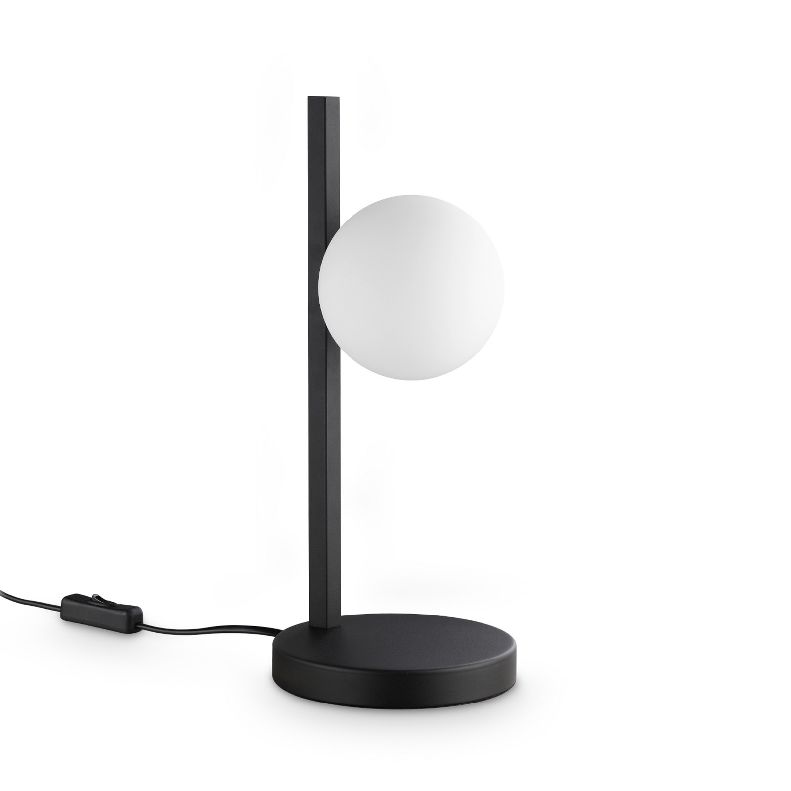 Lampa de masă IDEAL LUX Binomio negru înălțime 38 cm metal - Camera de zi / sufragerie - Modern