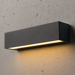 Schmale LED-Außenwandleuchte Medea