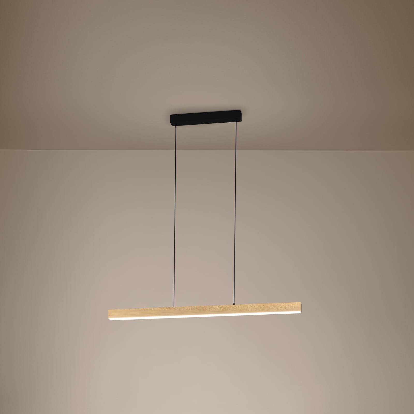 Montebuono LED-Hängelampe, holz 180 cm dim - Stars of Light