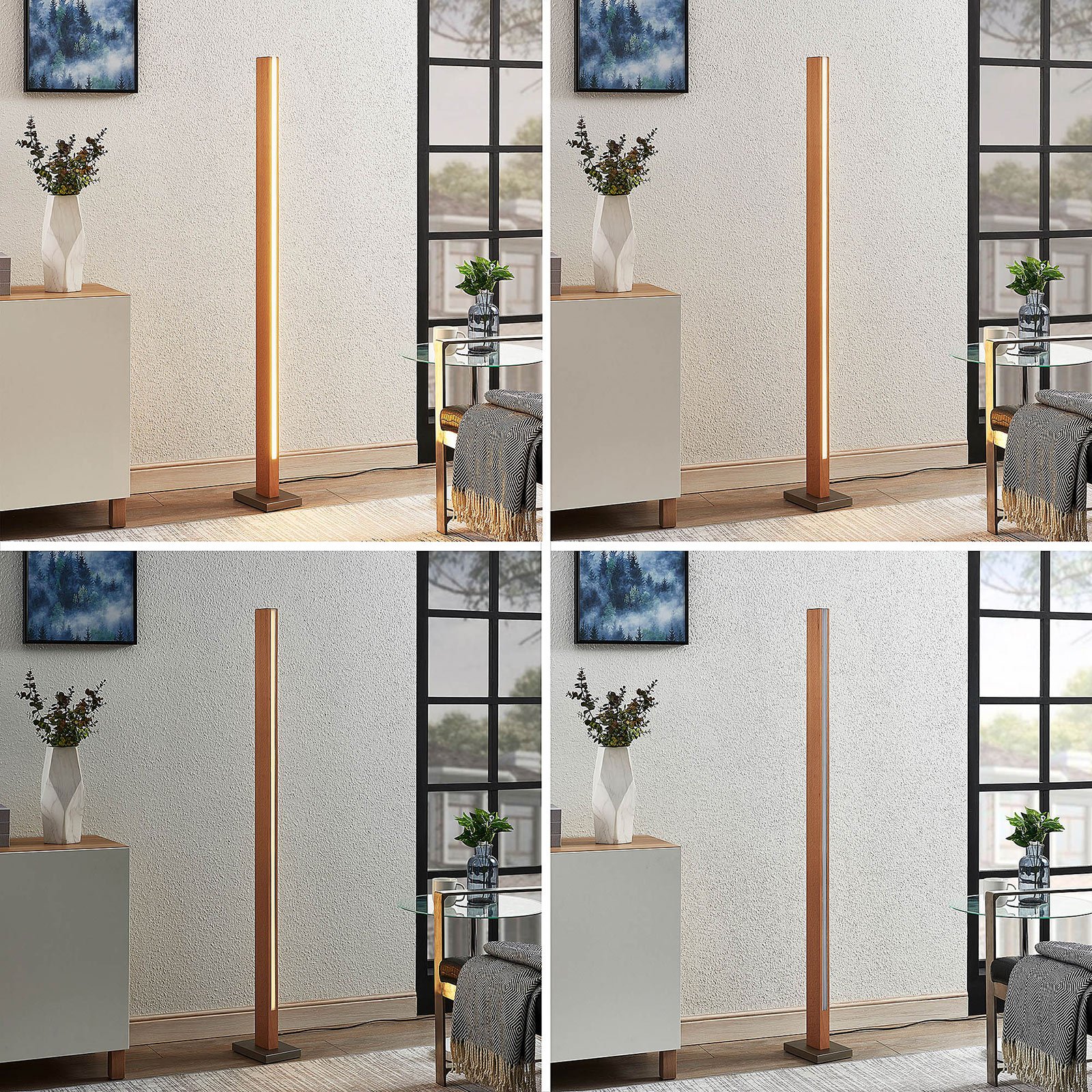 Tamlin Stojací Lampa Beech - Lucande