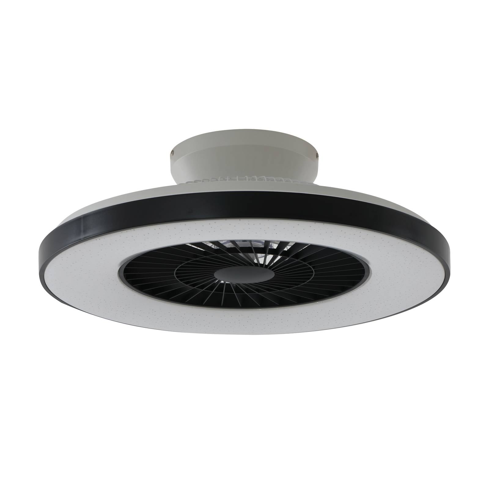 Lindby Smart LED-Deckenventilator Paavo schwarz leise Tuya