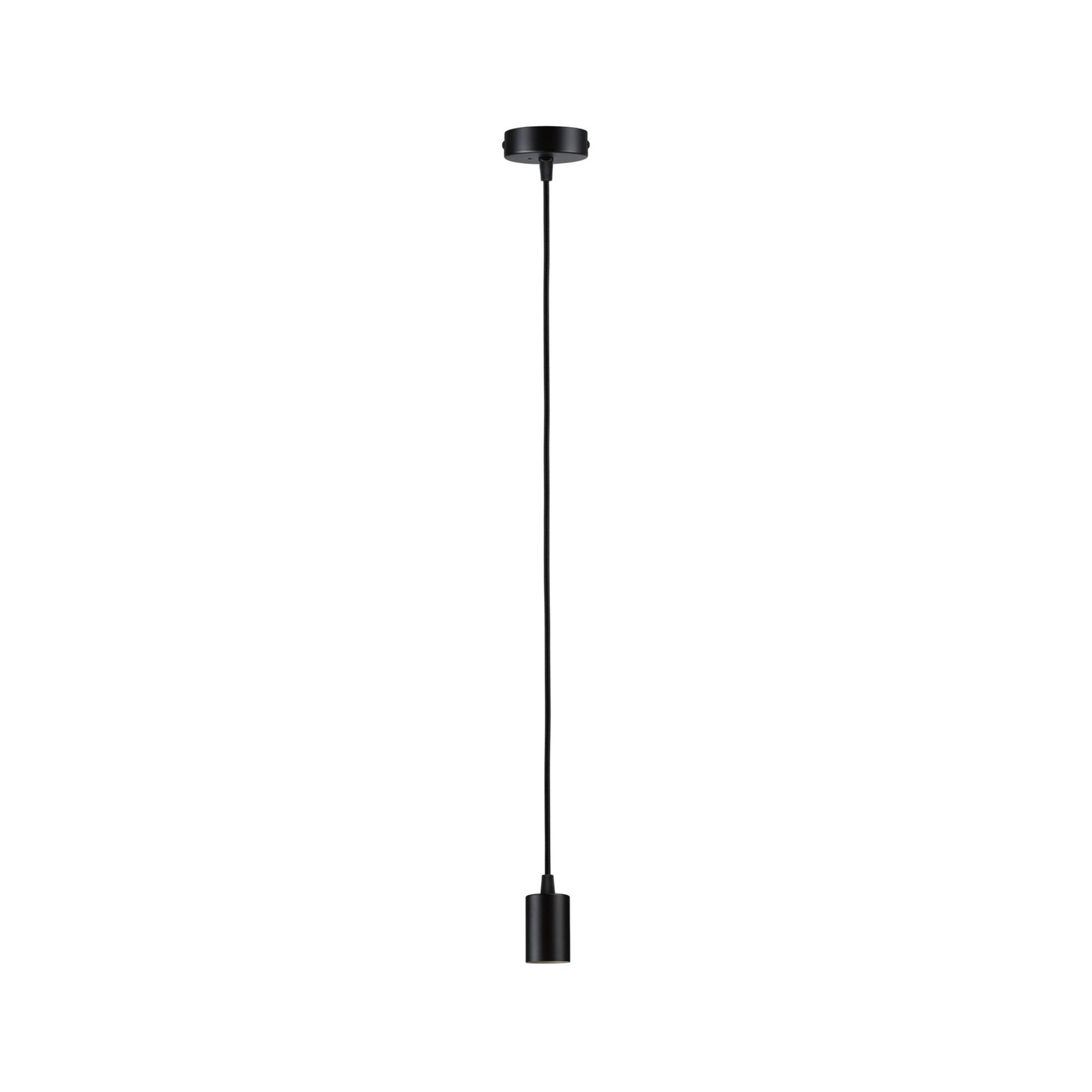 Paulmann Ravi pendant socket E27, black matt