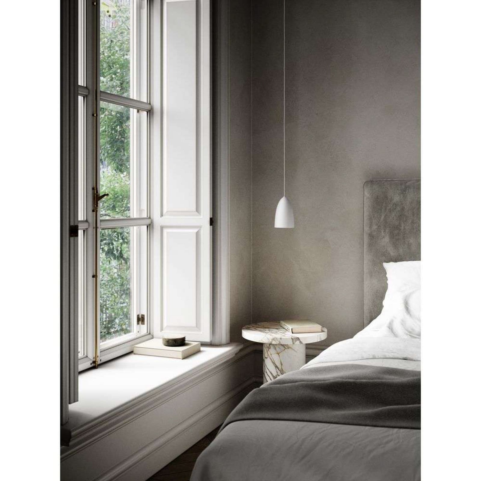 Nexus 2.0 Pendel Small White/Telegrey DFTP by Nordlux - Spisestue - Metal billede