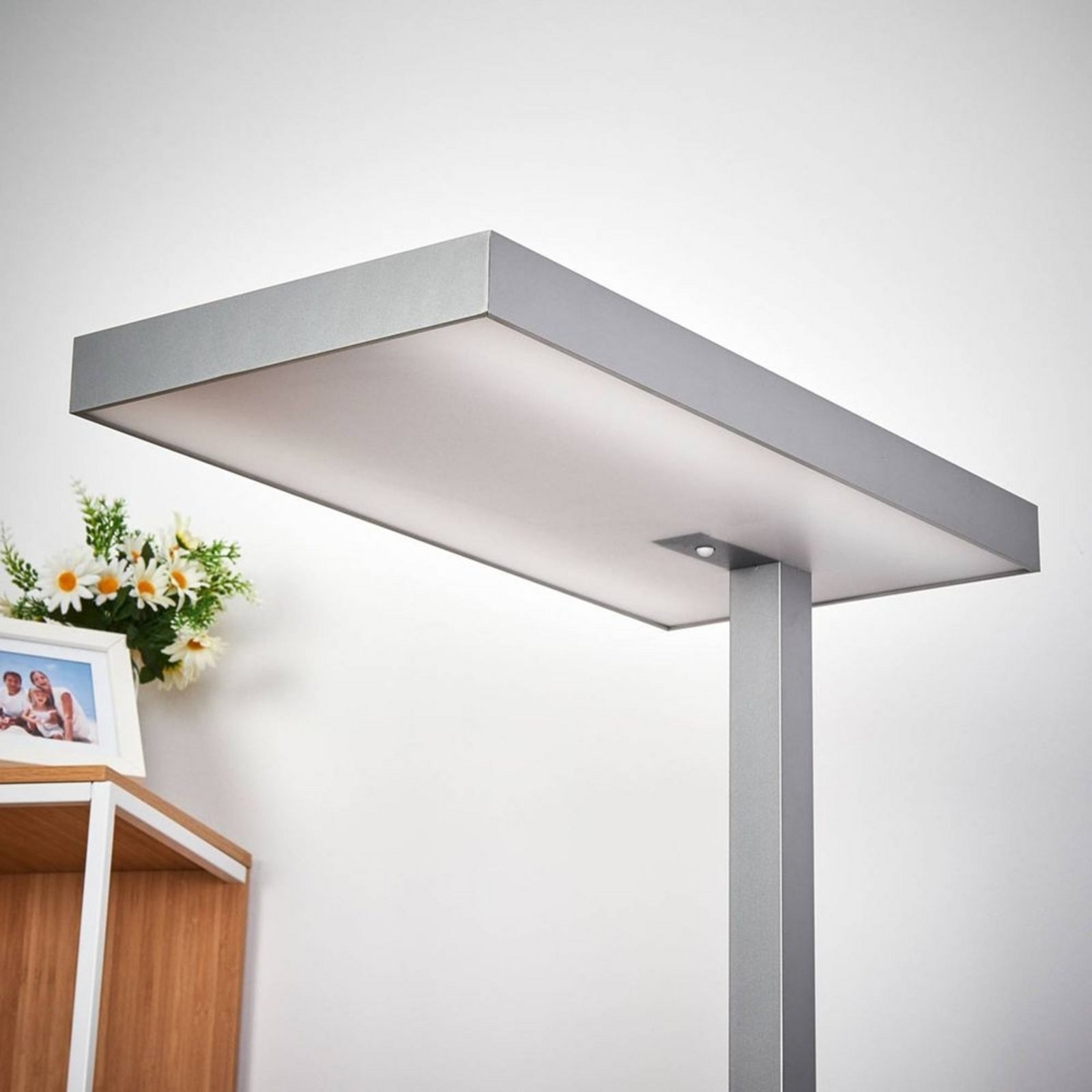 Nora Floor Lamp Alu/Opal - Arcchio