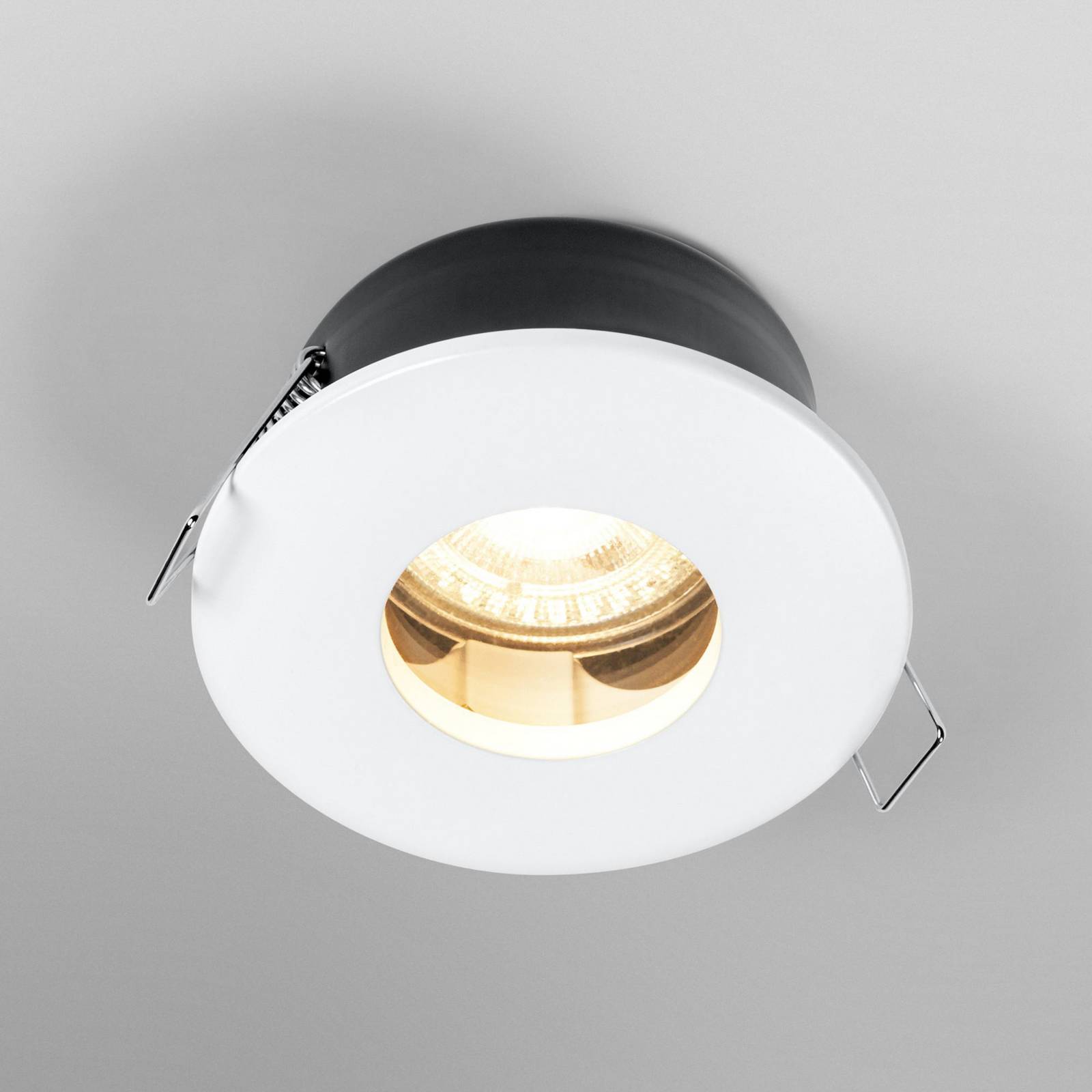 OSRAM LED-Deckeneinbauspot RECESS, biały Ø 9 cm IP65 GU10-LED