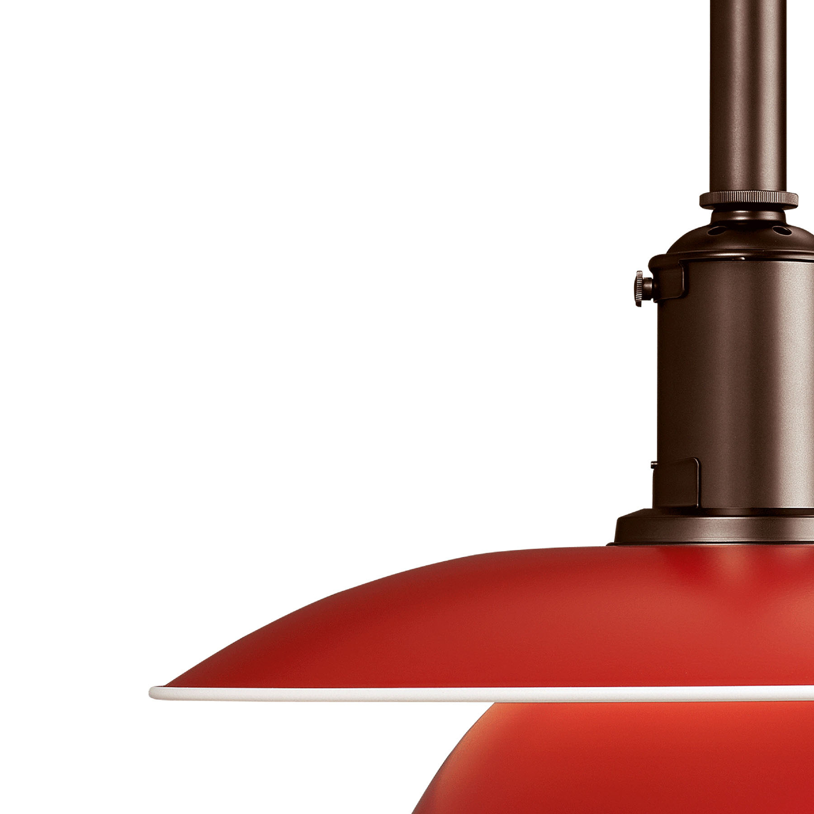 Louis Poulsen PH 3 1/2-3 lampă susp. cupru/roșu