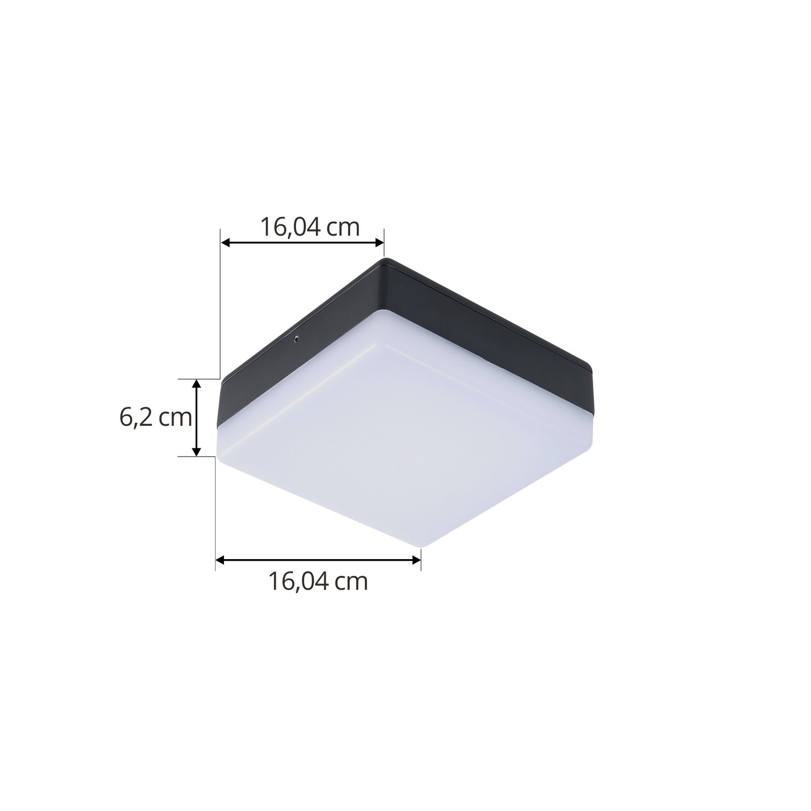 Thilo LED Venkovní Stropní Lampa s Sensor Grey - Lucande