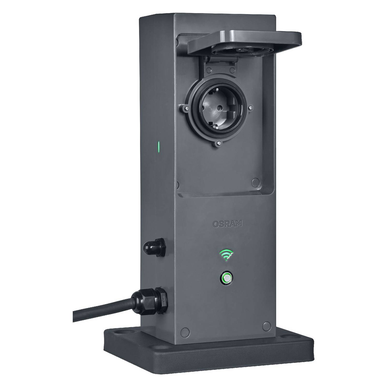 OSRAM SMART+ Listwa zasilająca WiFi, antracyt, IP44, 2-krotna