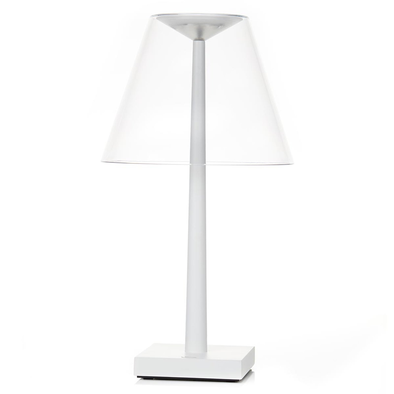 Rotaliana Dina+ LED baterijska stolna lampa bijela/bijela