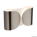 FLOS Foglio wall light, black-nickel