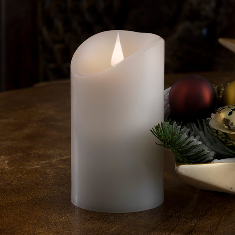 Naturtro LED stearinlys Naturvoks 3D-flamme