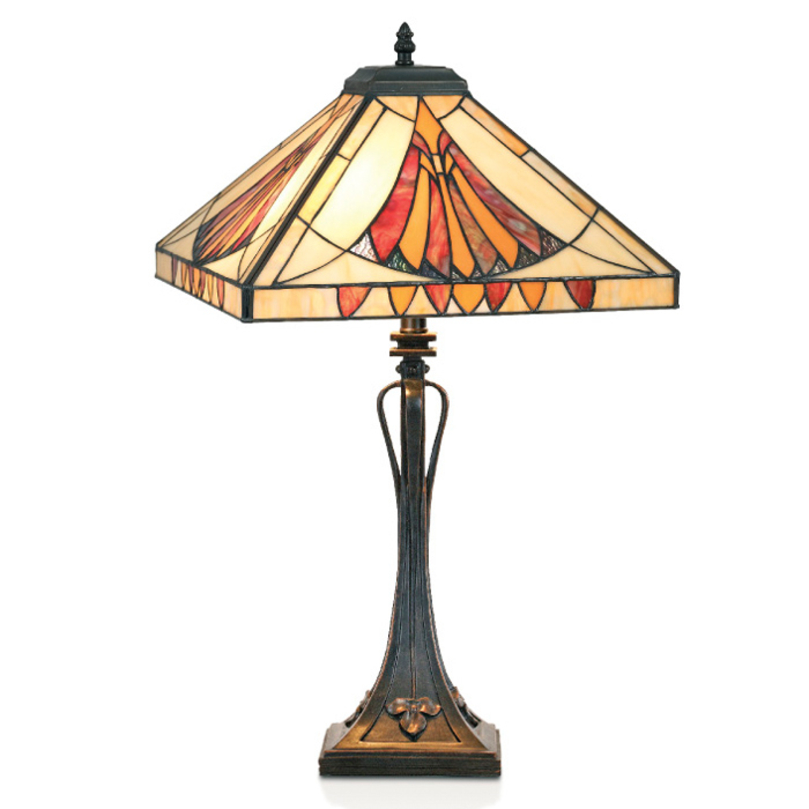 Graciozna stolna lampa AMALIA u Tiffany stilu