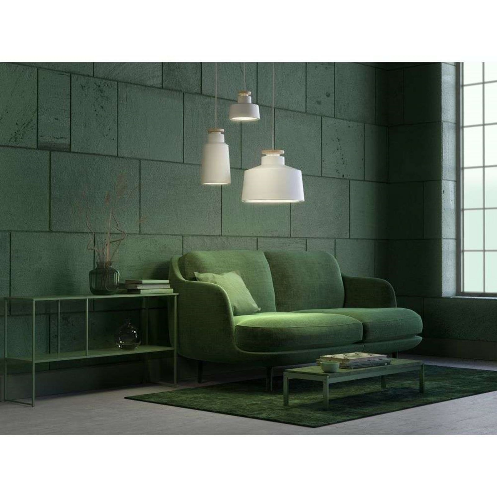 Street Pendel Small White Herstal - Spisestue - Metal
