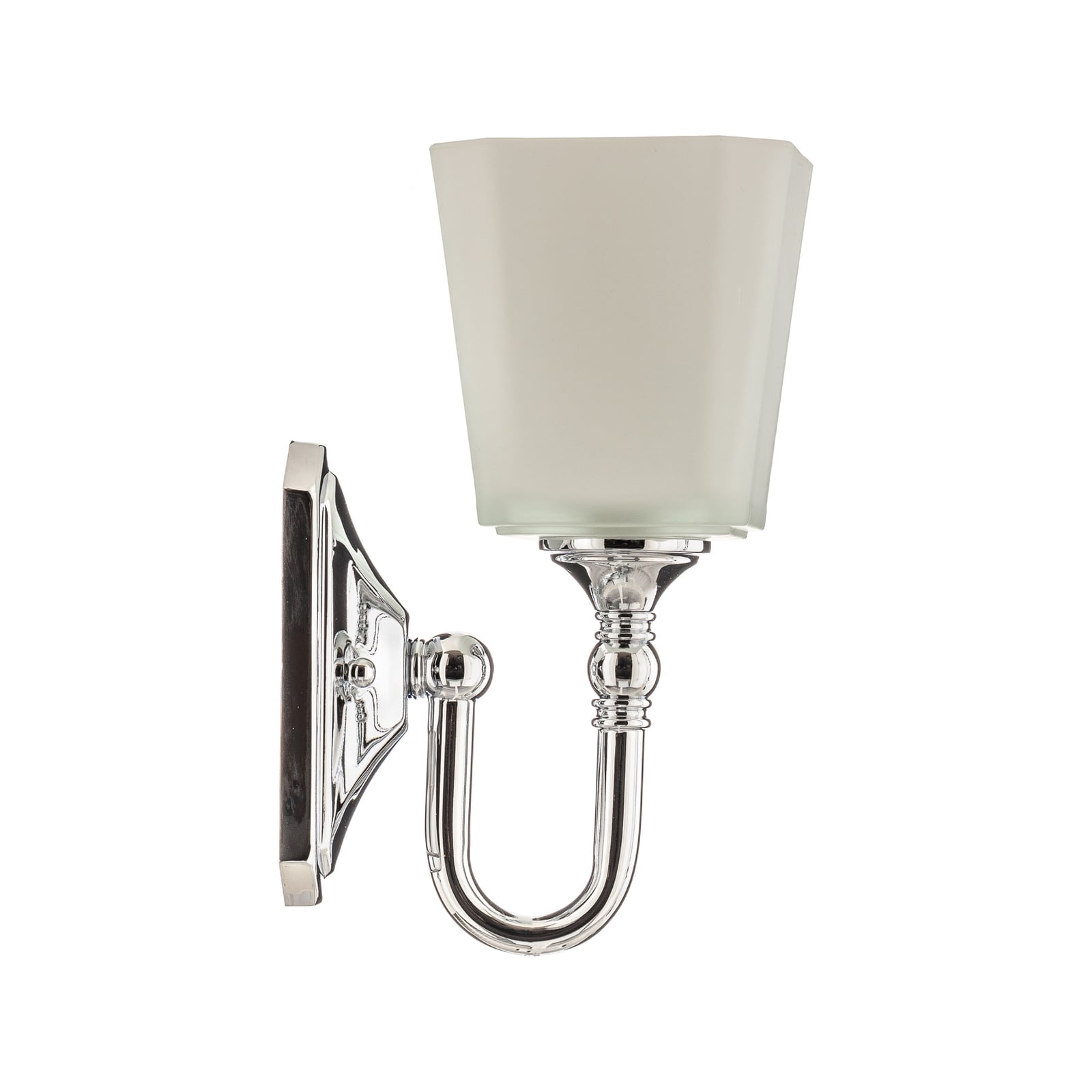 Concord væglampe i krom, bredde 12 cm, IP44 – FEISS Concord væglampe i krom, bredde 12 cm, IP44 – FEISS