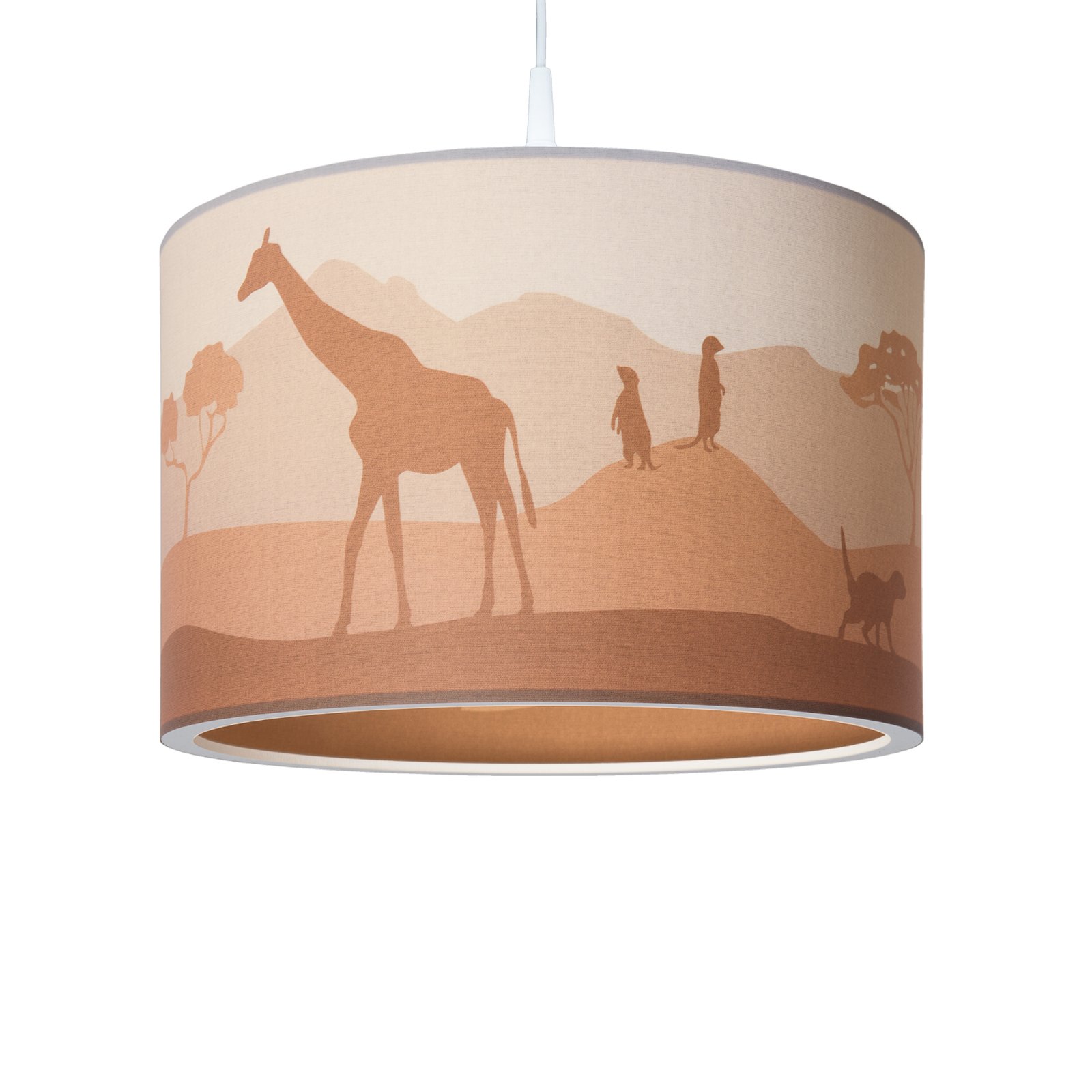 Lampa wisząca 25/40 Scandi Savanne, Ø 38 cm, pomarańczowa, E27