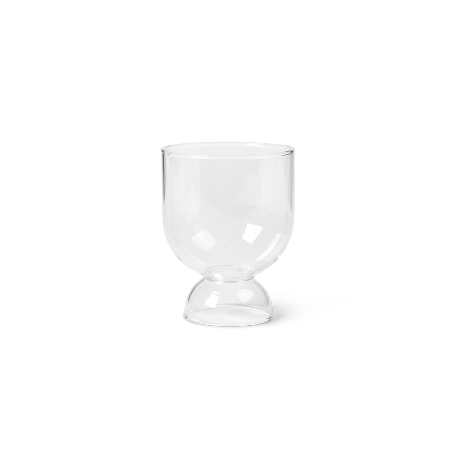 ferm LIVING Glass Still, 250 ml, przezroczysty, Ø 7,7 cm, szkło, zestaw 2