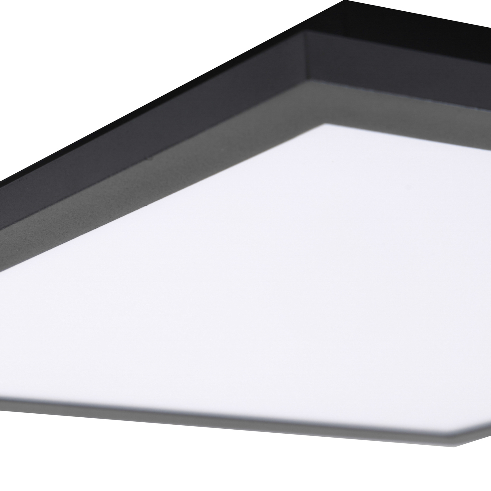 Panel LED Enhife, czarny, 29,5 x 29,5 cm, aluminium