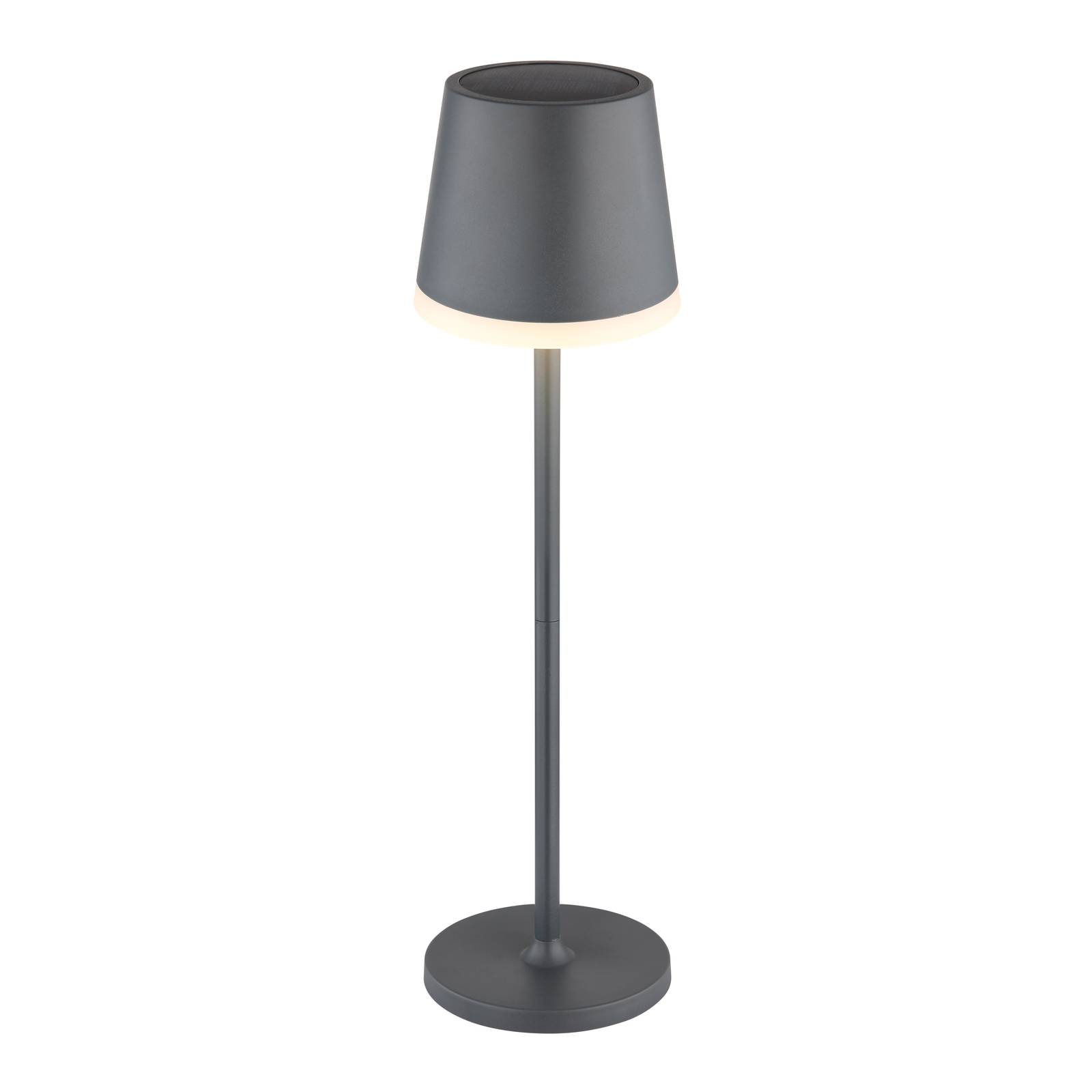 Solar-Tischlampe 36637A, IP44, anthrazit