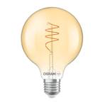 OSRAM LED Vintage G95 E27 3,4W 827 Spiral Filament zlatá