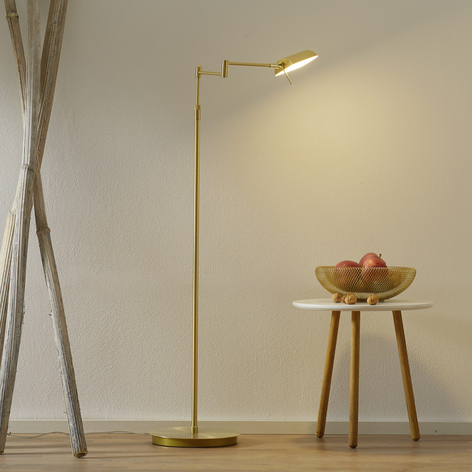 Lámpara de pie LED Graz altura regulable atenuador