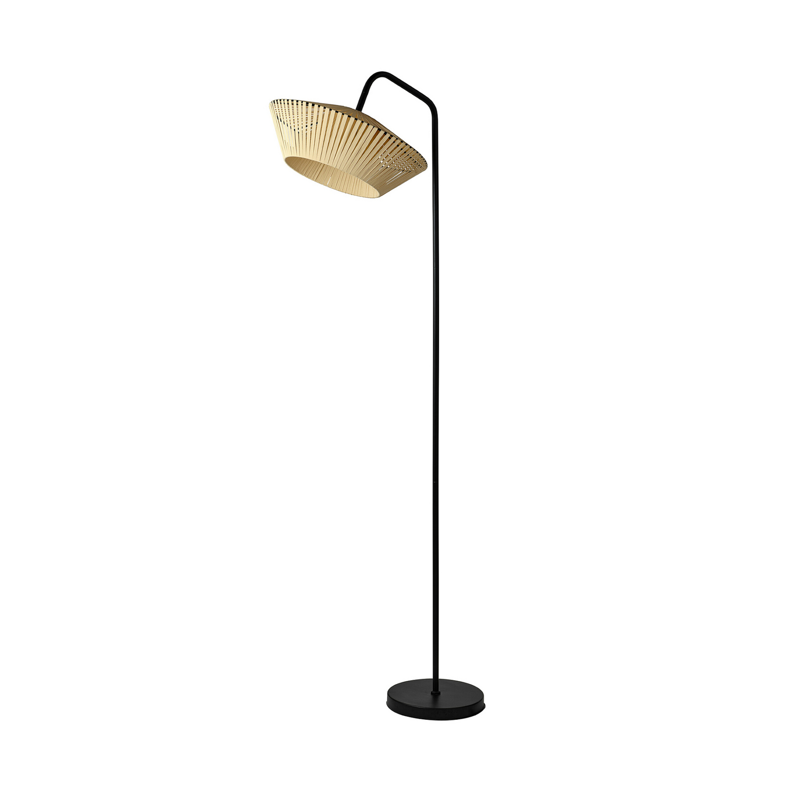 Lampa stojąca OSRAM Decor Stripes, beżowa, tekstylna, E14