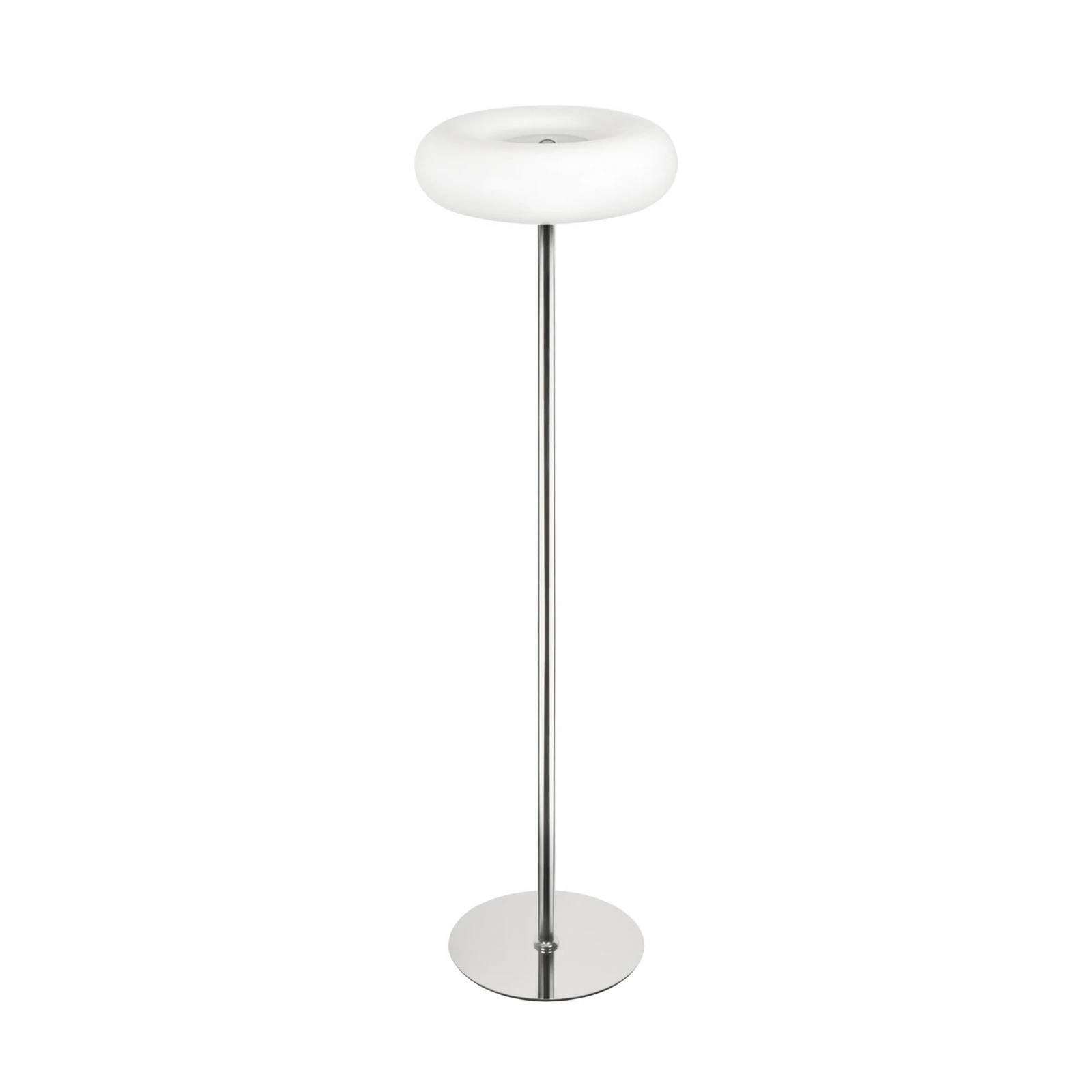 Λάμπα δαπέδου LED OSRAM Decor Lunea, λευκό/χρώμιο, 146 εκ., ρυθμιζόμενη