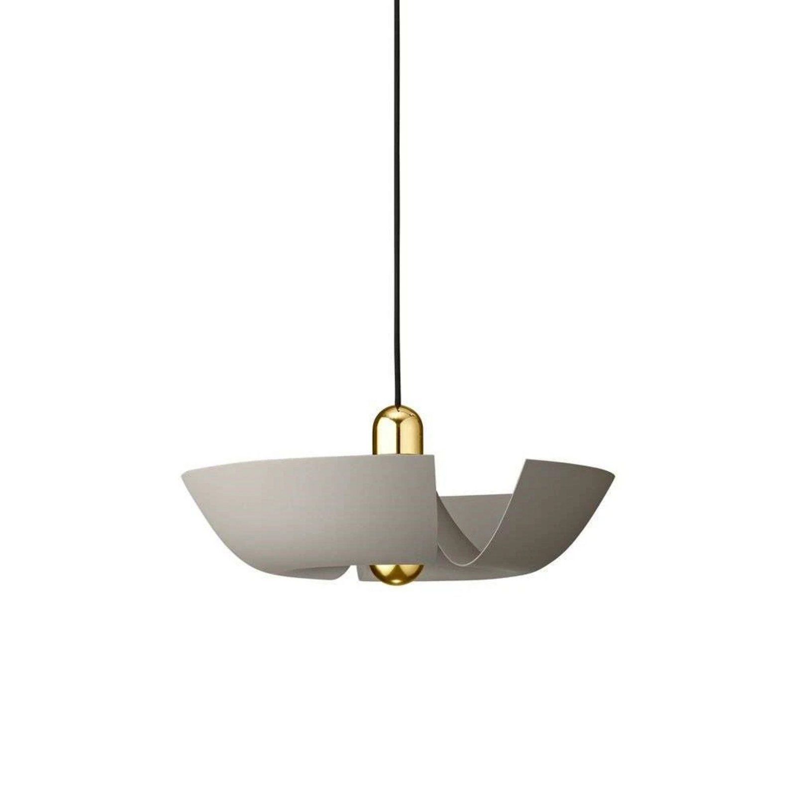 Cycnus Pendant Ø45 Taupe/Gold - AYTM