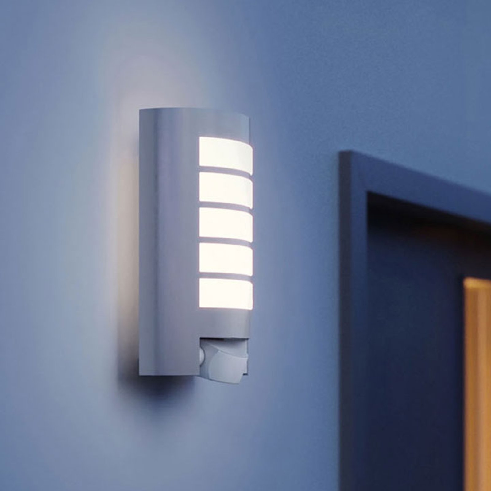 STEINEL L12 sensor outdoor wall light, anthracite