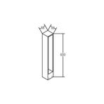 BRUMBERG Trian LED path light, graphite