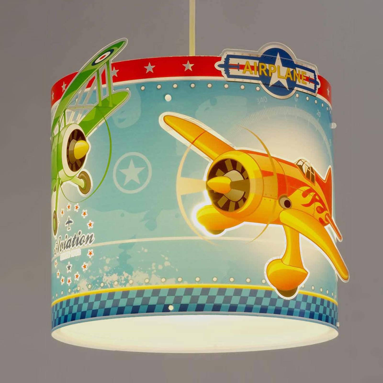Airplane - Hängeleuchte mit Flugzeugen kaufen | Lampenwelt.ch
