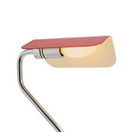 Lámpara de mesa Hay Apex, roja, altura 38 cm, casquillo E14, acero