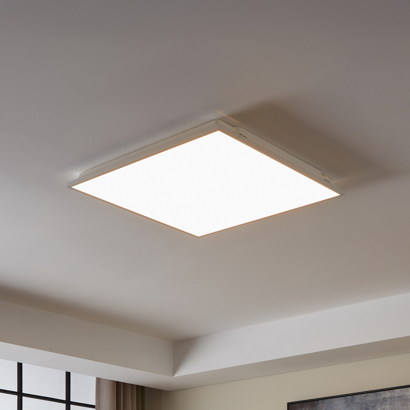 EGLO connect Herrora-Z taklampe hvit, 59x59 cm