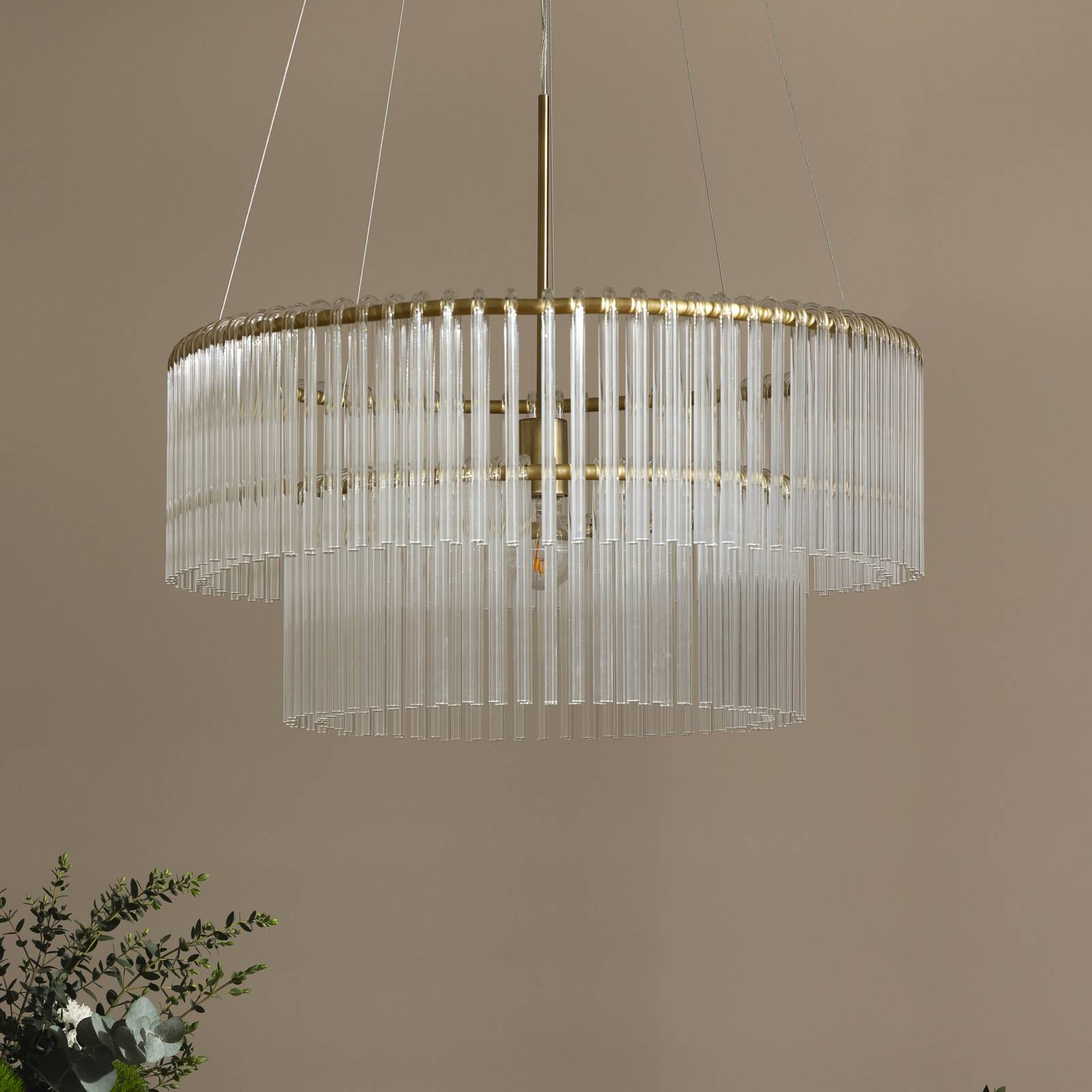 Globen Lighting Hängeleuchte HOOK 60, Glas, transparent günstig online kaufen