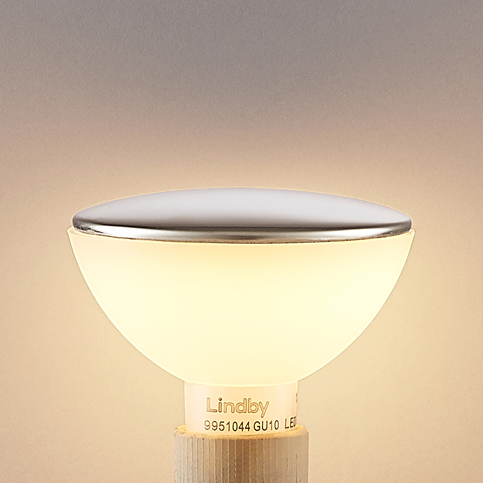 Lindby żarówka lustrzana LED GU10 5W CCT chrom