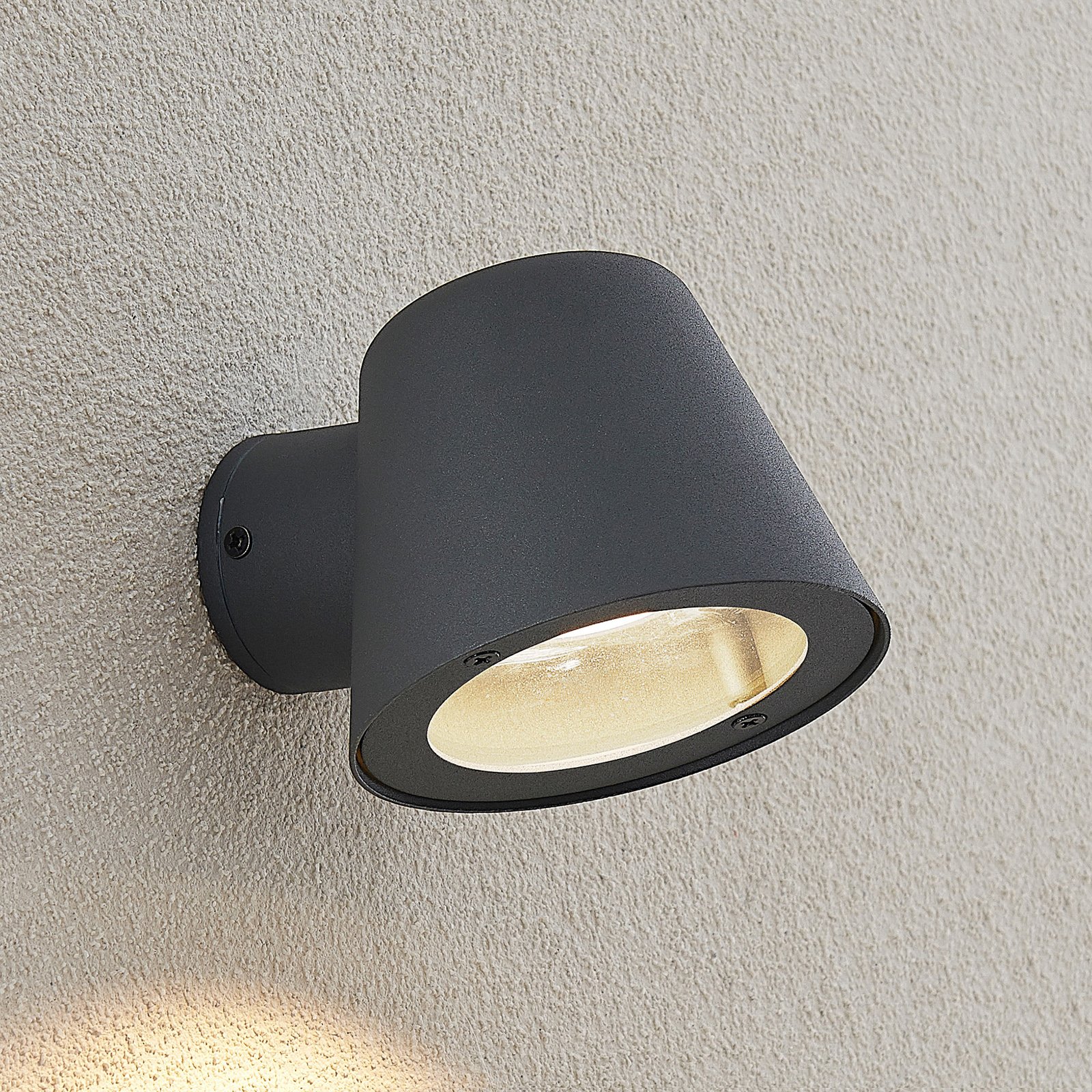 Ileyna Candeeiro de Parede Exterior Dark Grey - Lindby