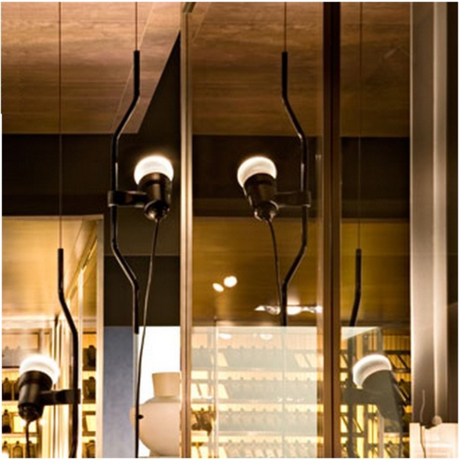 Parentesi Pendant Black without Dimmer - Flos