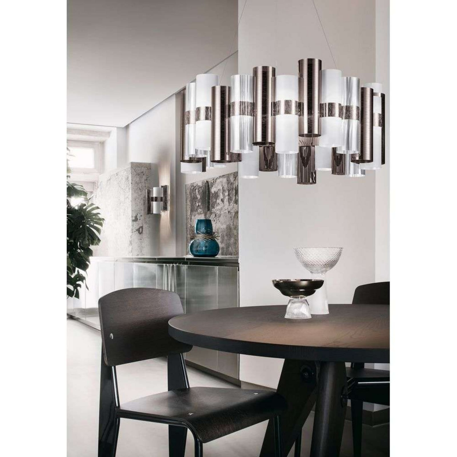 La Lollo Pendel L Pewter Slamp - Stue - Plastik