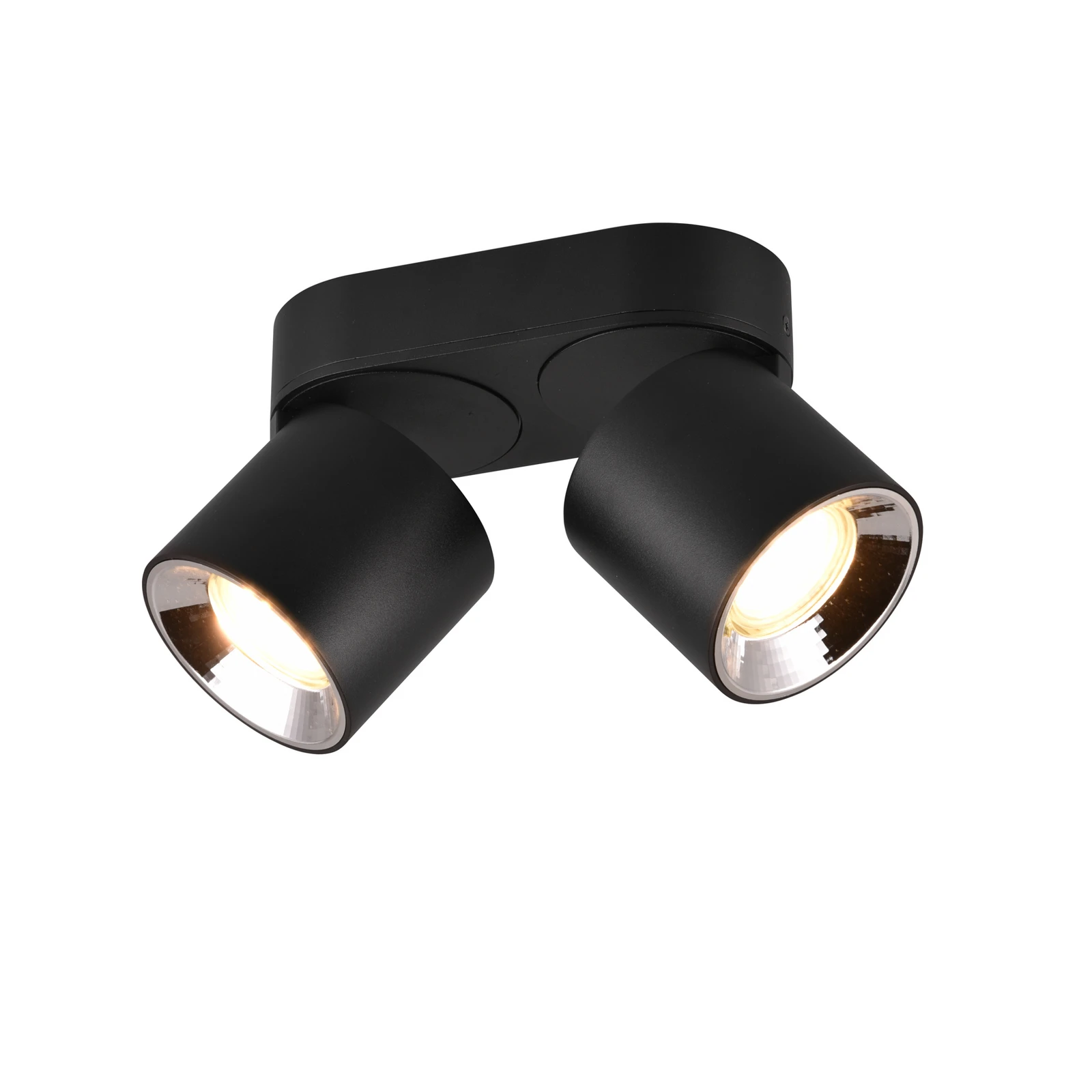 Spot pour plafond Guayana GU10 à 2 lampes noir