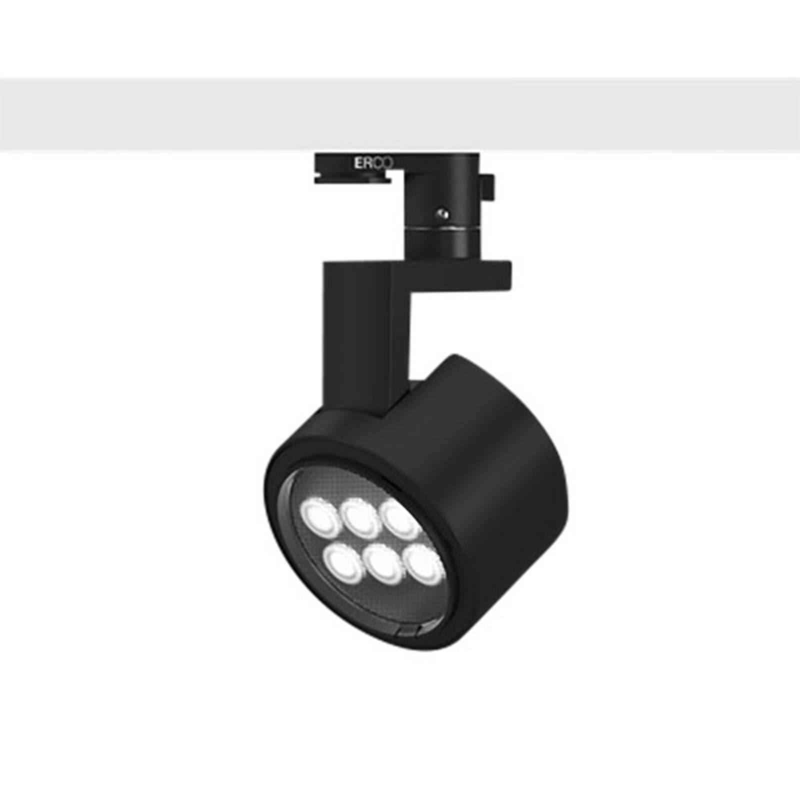 ERCO Parscan 230 V Casambi 12 W flood 940 black, cast aluminium, plastic, 12 W, L: 10.2 cm, H: 21.5 cm
