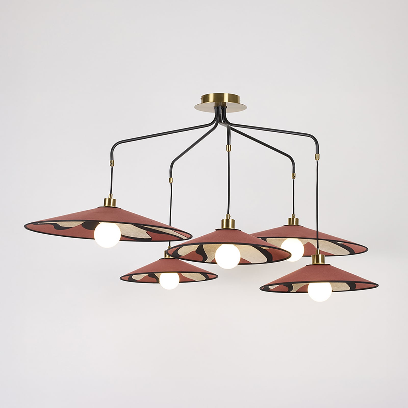 Sonia Laudet Lampada a sospensione, massala, a 5 luci - MARKET SET