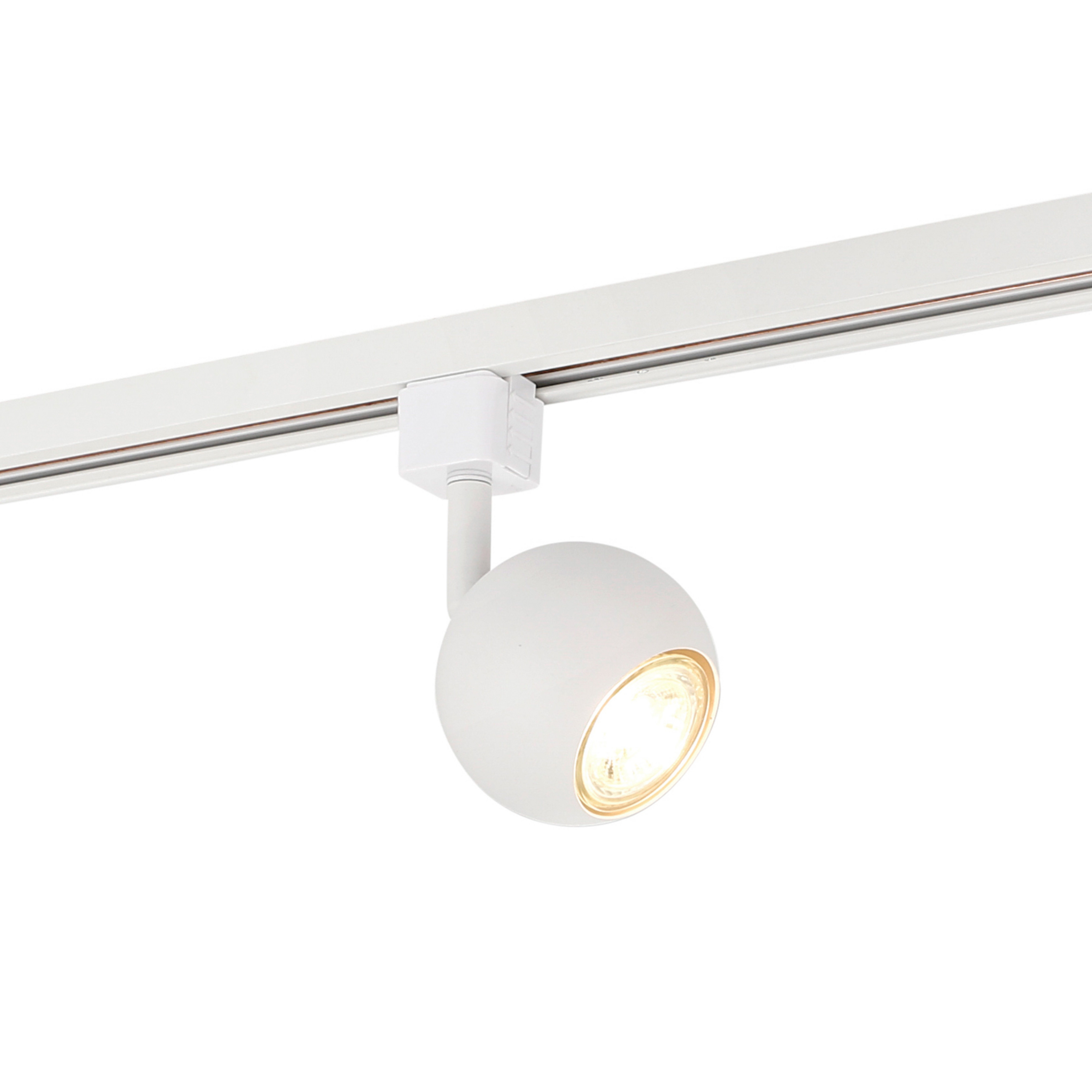 Prios Felipo Projecteur sur rail monophasé, blanc