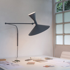 Nemo Lampe de Marseille aplique de pared, gris mate