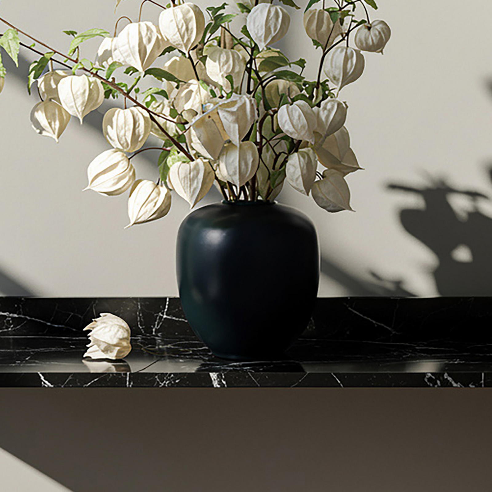Sunao Vase, dunkelgrün, Höhe 25 cm, Keramik - 101 Copenhagen