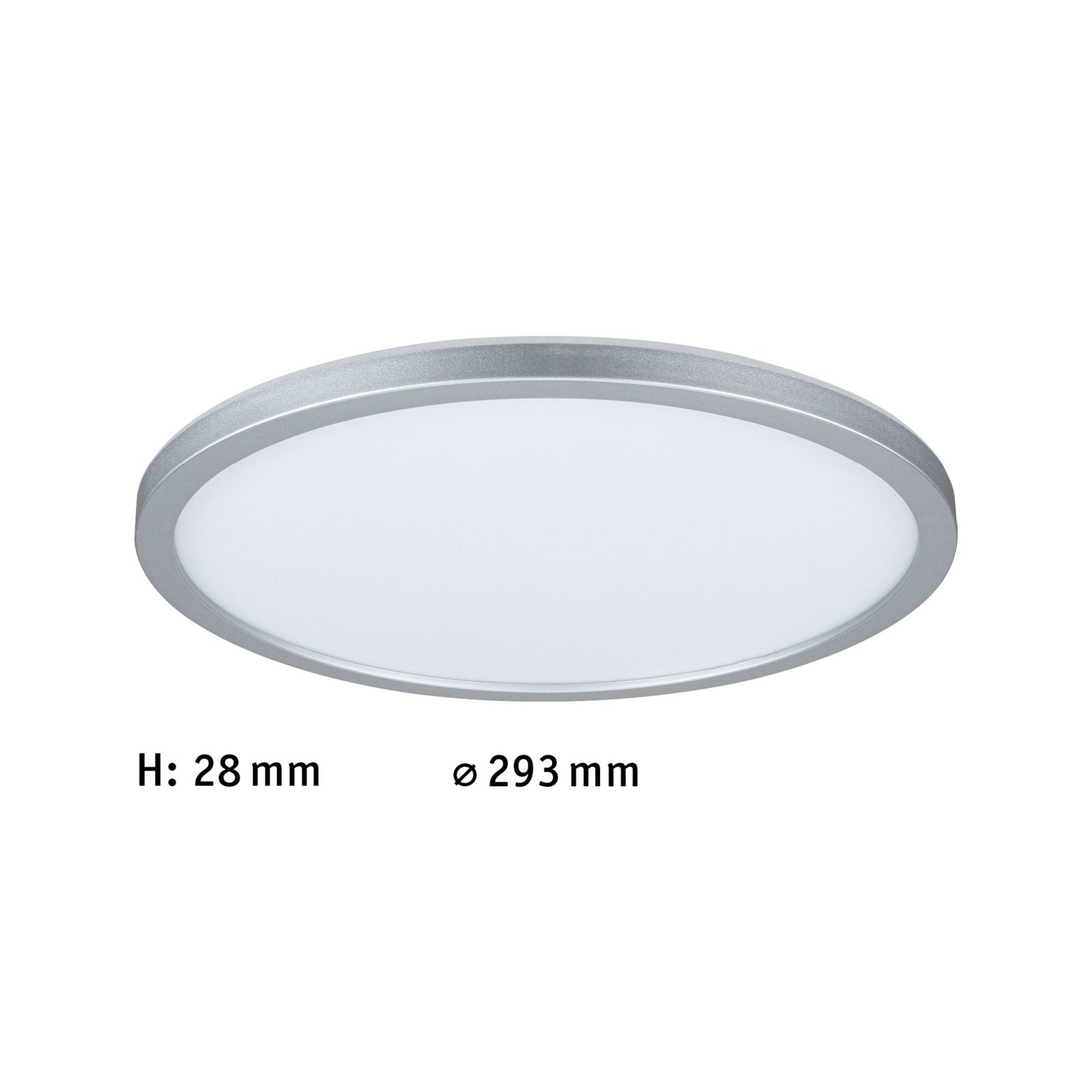 Atria Shine Panel on/off chrome 830 Ø 29 cm - Paulmann