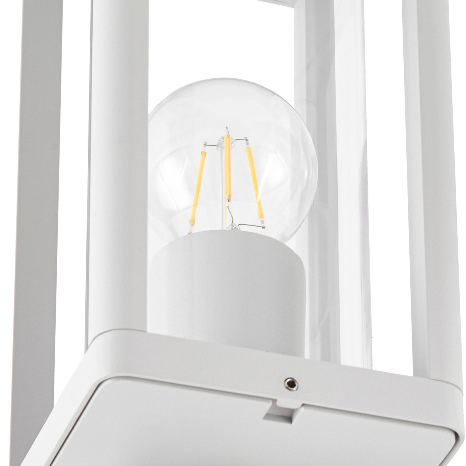 Candeeiro de exterior Siveta, altura 240 cm, 3 lâmpadas, cinzento claro - Candeeiro de exterior Siveta, altura 240 cm, 3 lâmpadas, cinzento claro -