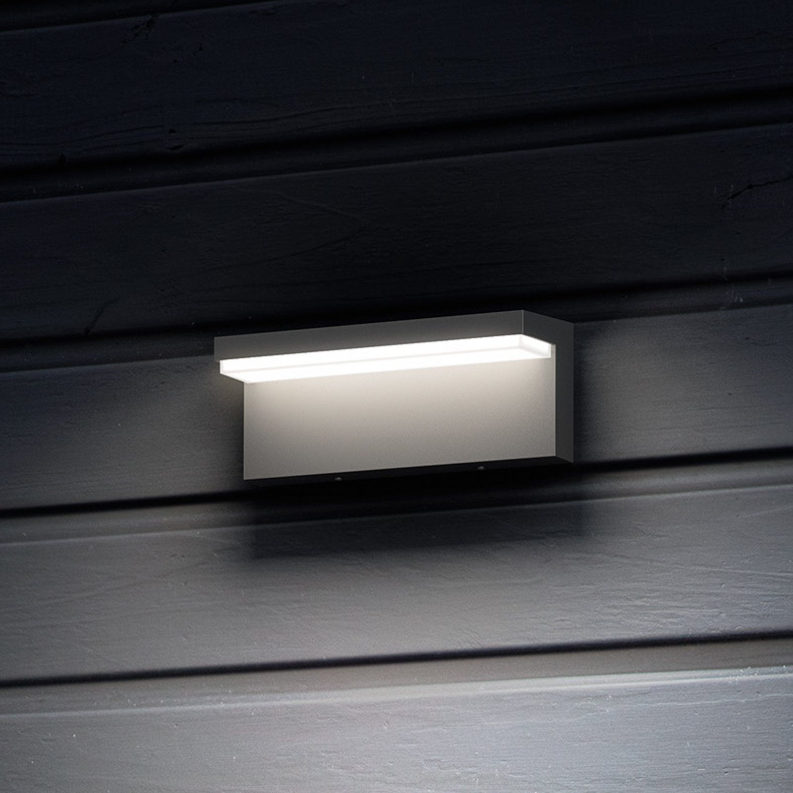 Philips LED лампа за външна стена Bustan UE, комплект от 2 броя, 2700 K