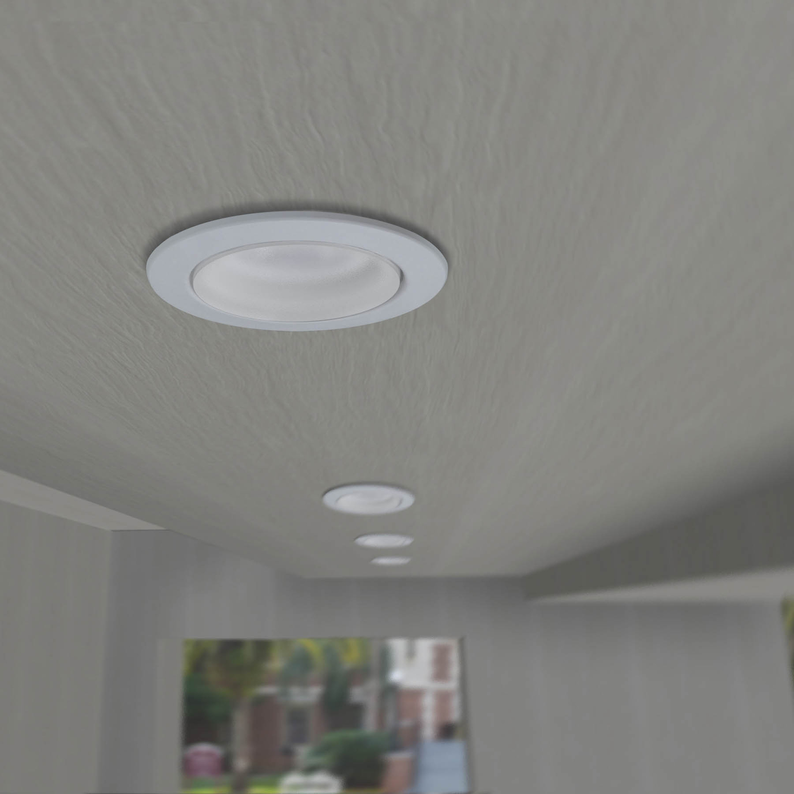 Teresa 90 LED downlight, GU10, CCT, IP55