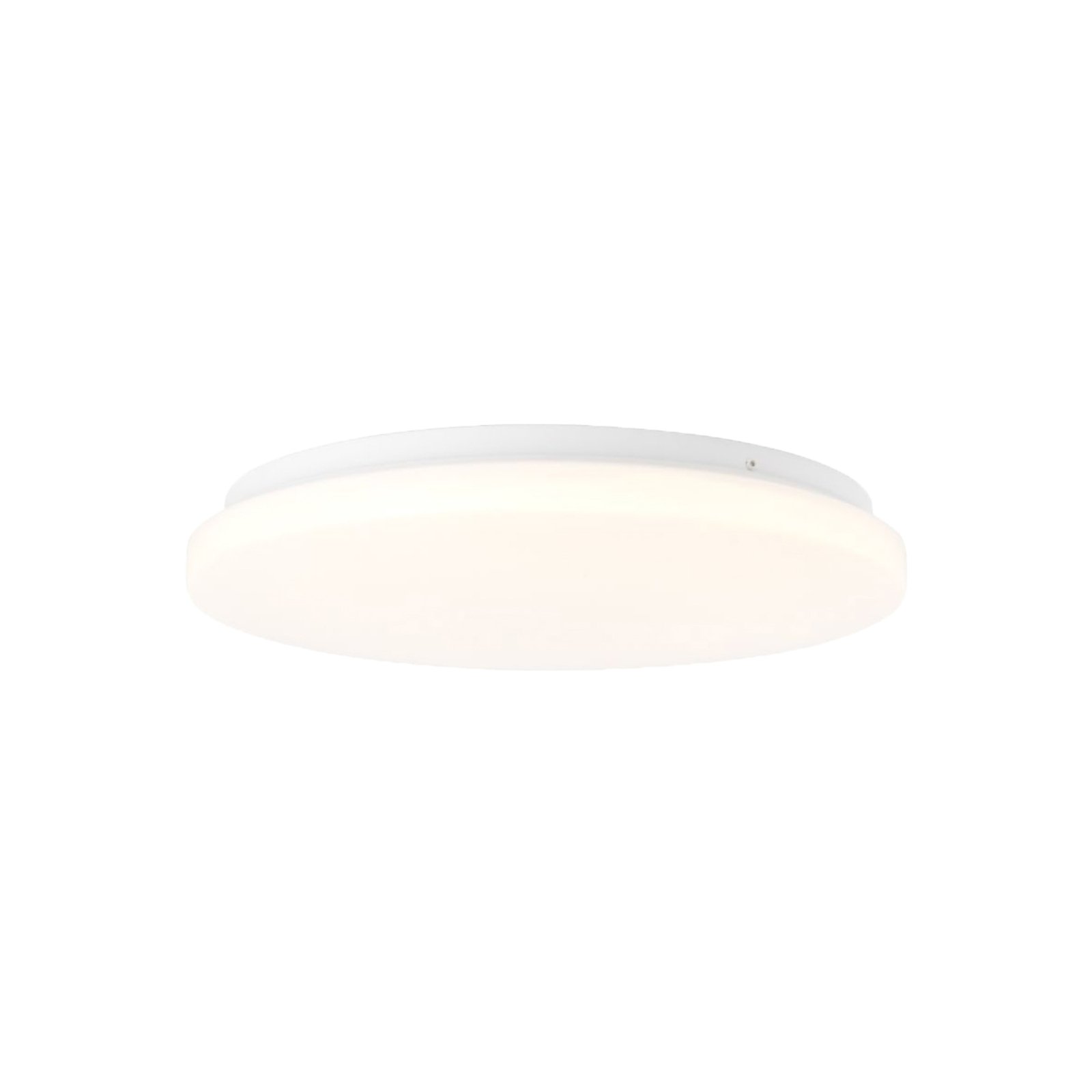 Lindby plafonnier d'extérieur LED Doki, 26 cm, blanc, plastique