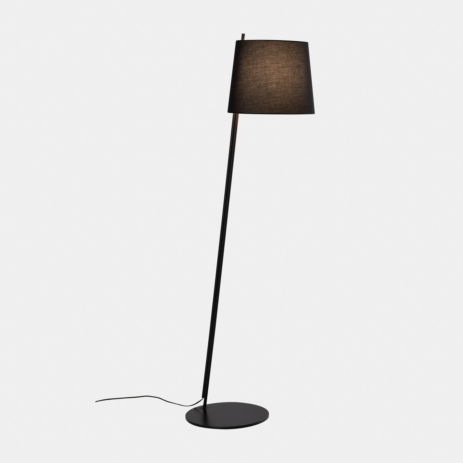 LEDS-C4 Clip lampadaire 158 cm abat-jour noir