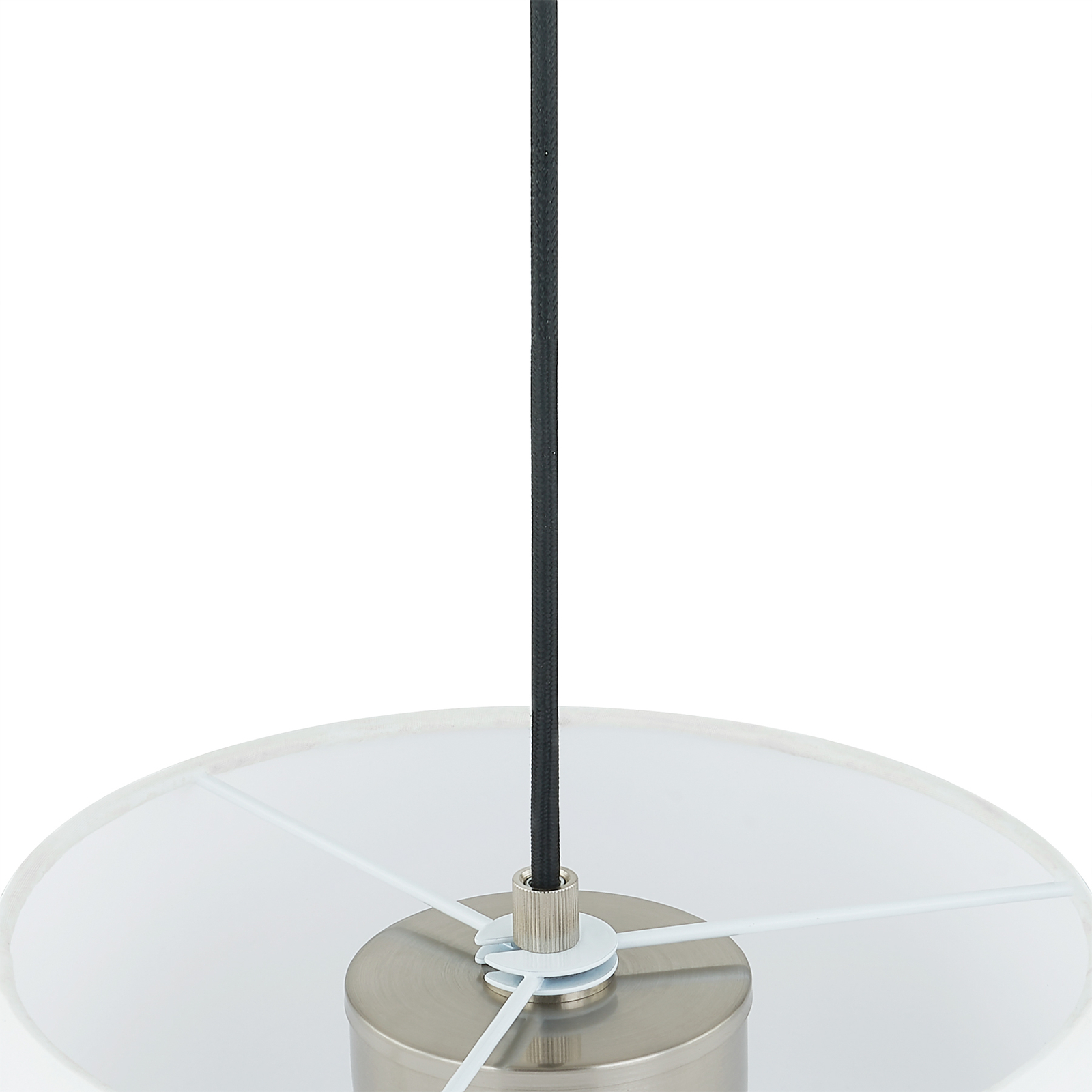 Lindby Alomira hanglamp, nikkel